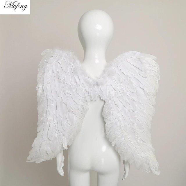 Halloween plume ailes d'ange Cosplay Costumes pour femmes adultes filles mascarade Performance fête accessoires de noël ailes de plumes