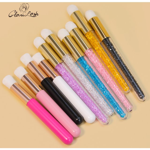 GLAMLASH Eyelash Cleaning Brush Nose Brushes Blackhead Clean Lash Mousse Brushes Lashes Cleanser Eyelashes Extensions Tools