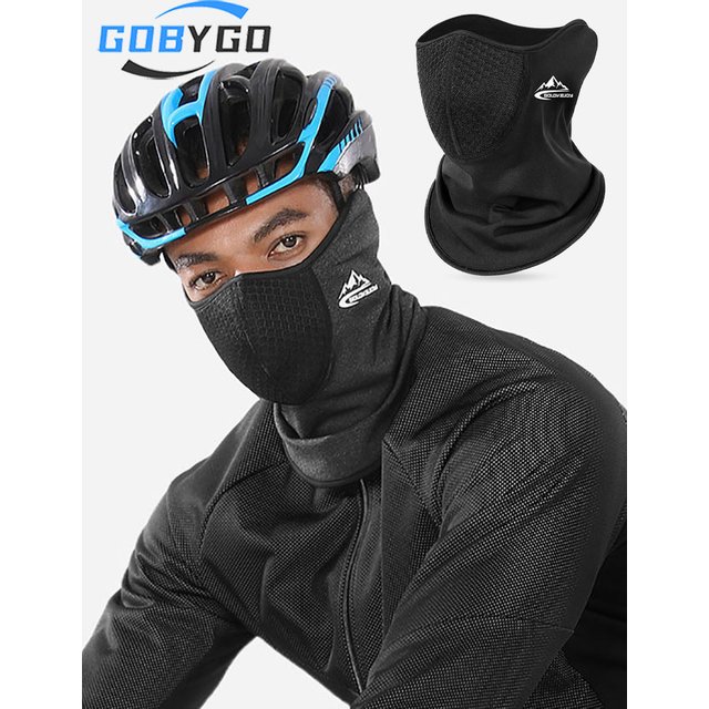 GOBYGO Winter Cycling Headscarf Windproof And Warm Ear And Neck Protectors Outdoor Sports Bicycle Face Masks Prevent Haze Unisex