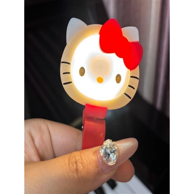 Hello Kitty Mini Led Night Light Portable Makeup with Touch Control Dimmable Light Cute Cartoon Desk Lamp for Girls Kids Gift