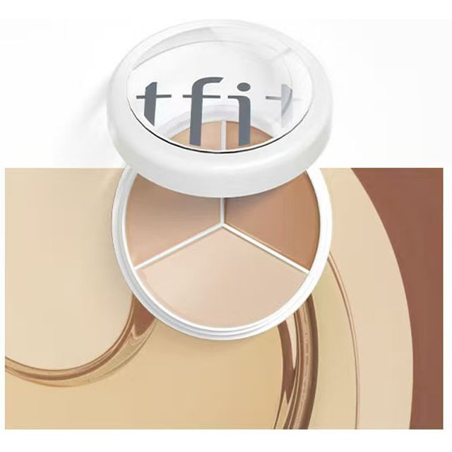 TFIT 3 Colors Concealer Palette Professional Makeup Face Eye Contour Face Spot Concealer Dark Circle Correcting Face Makeup