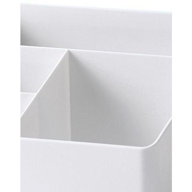 Home Organize PP Desktop Storage Box White Multifunctional Makeup Organizer Large Thickened Multifunctional Organizer Desktop