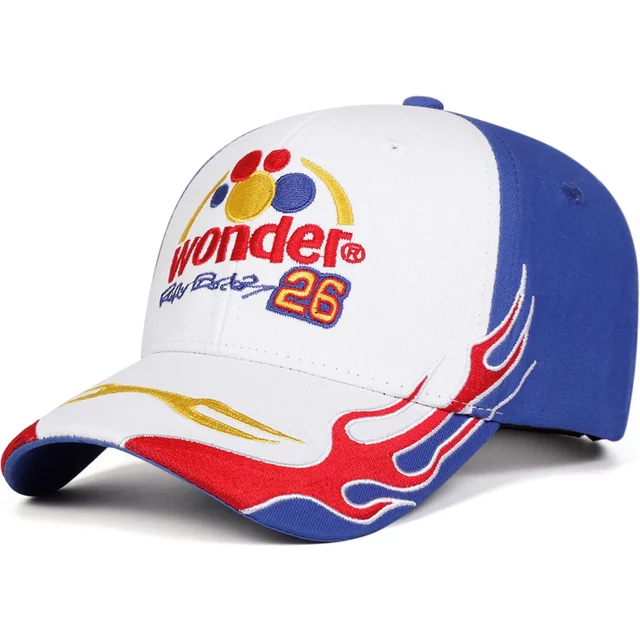 Unisex WONDER Letter Embroidery Baseball Caps Spring and Autumn Outdoor Adjustable Casual Hats Sunscreen Hat Sports Cap
