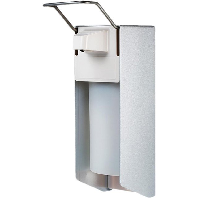 Wall Mount Liquid Dispenser Elbow Press Hand Washing Liquid Dispenser Hand Cleaning Liquid Pump Bottle For Household Use