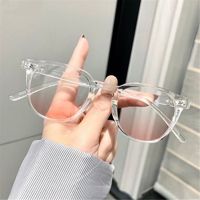 Popular Women Korean Style Gradient Myopia glasses Blush Glasses Nearsighted Glasses