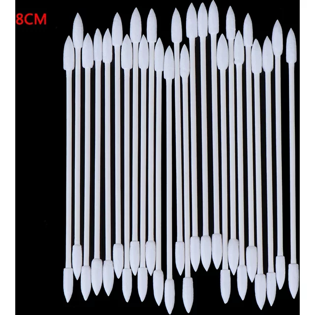50/100Pcs Disposable Cotton Swab Cosmetics Permanent Makeup Health Medical Ear Jewelry Clean Sticks Buds Tip Cotton Head Swab