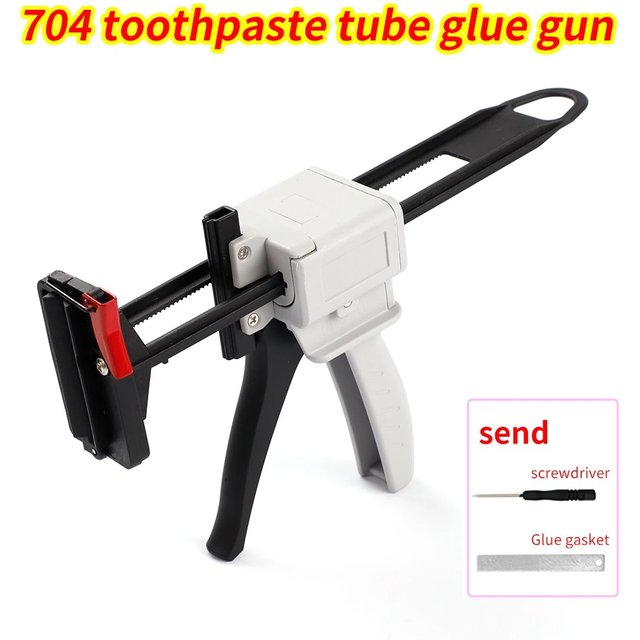 Manual Heavy Duty Glue Gun For 704 Toothpaste Glue Aluminum Tube Silicone Sealant Extruder Applicator Tool