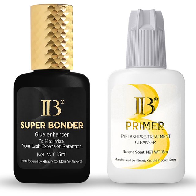 1 Bottle IBeauty Super Bonder Banana Primer Fake Eyelash Extension Long Lasting Korea Booster Strong Adhesive Makeup Tools