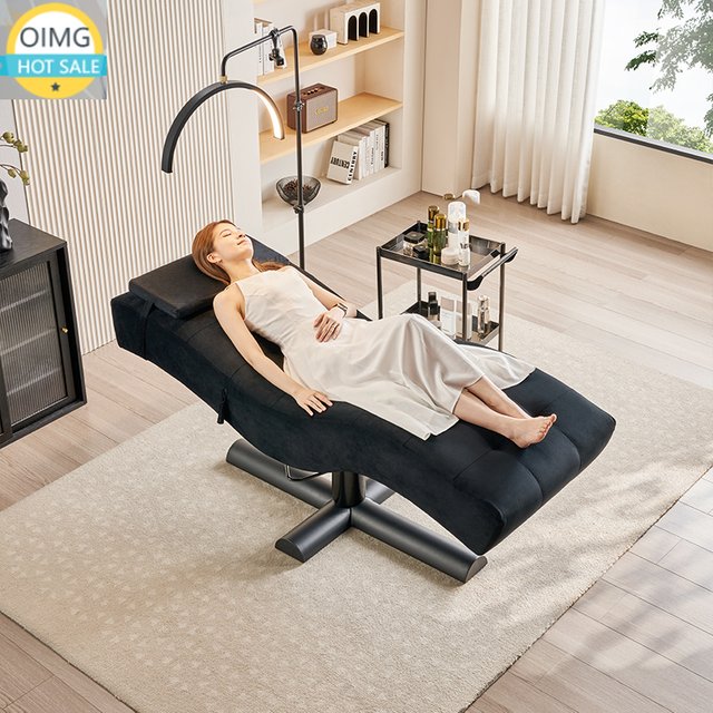 Salon Eyelash Bed Home Leisure Lounger Facial Spa Head Massage Bed Beauty Care Bed SPA Furniture