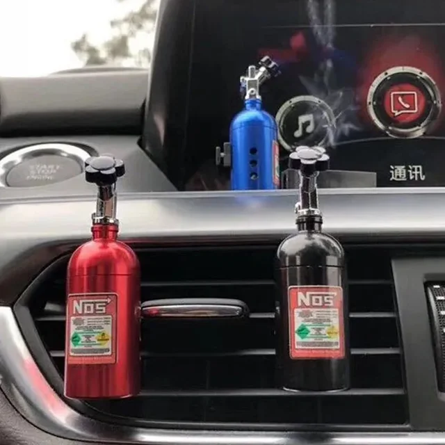 NOS-Désodorisant de voiture bleu, recharge de parfum, accessoires décoratifs