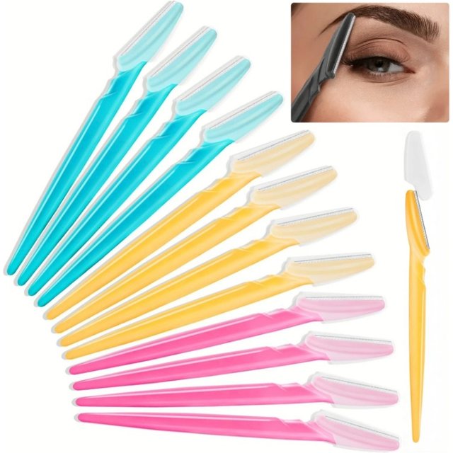 5/10Pcs Eyebrow Trimmer Face Blade Shaver Portable Eye Brow Epilation Hair Removal Safety Eyebrow Cutting Woman Makeup Tools