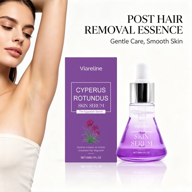 Cyperus Post-Waxing & Shaving Removal Body Serum Hyaluronic Moisturizer Refreshed Soothing Brightening Serum Skin Barrier Repair