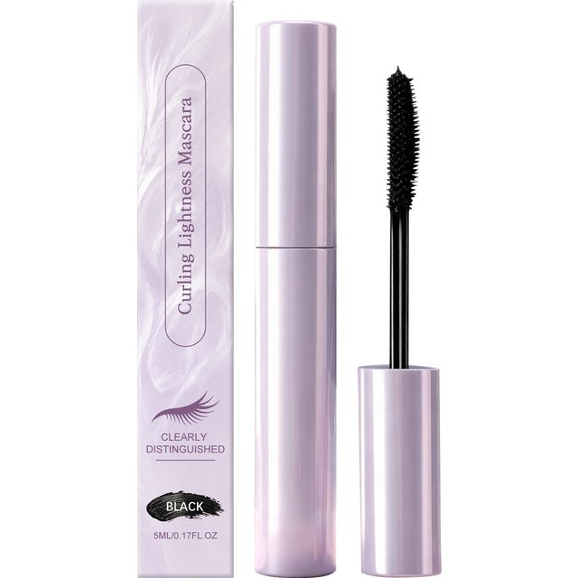 Waterproof Curling Mascara Thickens Lashes Nourishing Long Lasting Color Non Stiffening Black Brown Curling Lightness Mascara