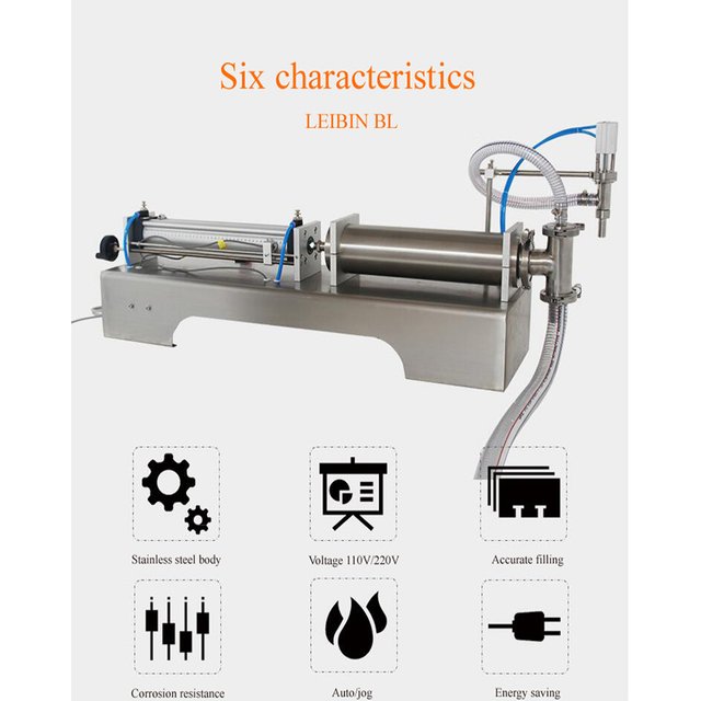 Pneumatic Bottle Filling Machine with Piezometer - Ideal for Cosmetics & Beverages