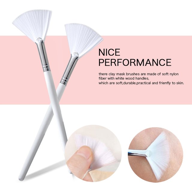 Ensemble de pinceaux pour masque Facial, lucioles, bricolage, pinceaux applicateurs doux, outils de maquillage, comprend des brosses faciales en éventail souple, brosse applicatrice d'acide
