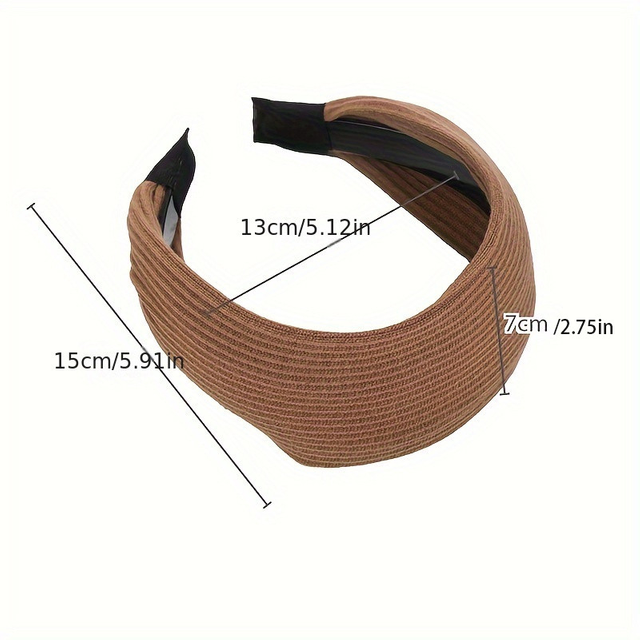 1/2pcs Sweet And Cool Elegant Knitted Headband for women Fashion Makeup Headband Wide Brim Headband Hair Accessories