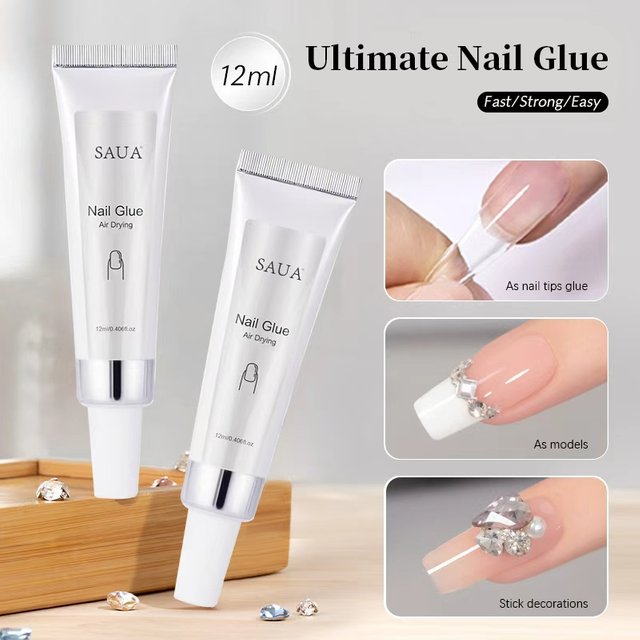 Super Strong Nail Gel, Durable, Suitable for Nail Patches, Strong Adhesion, Hand and Foot Care and Nail Applications