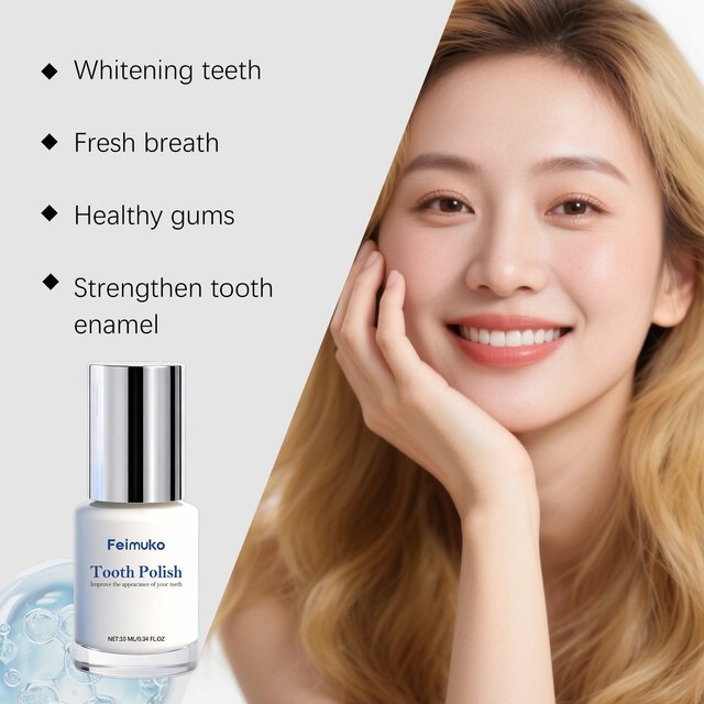 Teeth Whitening Polish Varnish Instant Bright Smile Non Irritating Safe For Sensitive Teeth Oral Cleaning Care Tooth Shine Paint