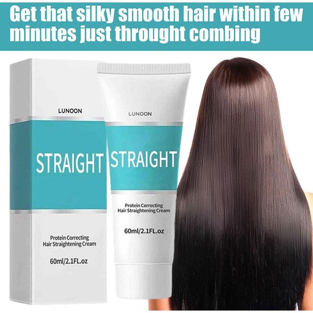 60ml Keratin Hair Straightening Cream Professional Damaged Treatment Faster Smoothing Curly Hair Care Protein Correction Cream
