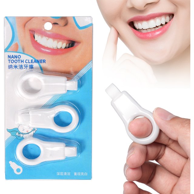 3pcs/set Tooth Whitening Cleaner Nano Sponge Head Wipe Tooth Cleaning Strips Oral Care Tartar Remover Teeth Cleaner Dental Tools