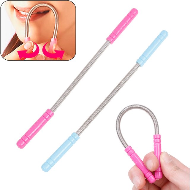 1Pcs Ushape Epilator Epistick Facial Hair Removal Device Micro Spring Removal Epicare