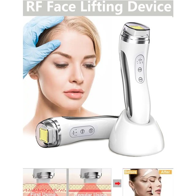 RF Radio Frequency Face Lifting Device Dot Matrix Beauty Massager Home Wrinkle Remover Skin Tightening Facial Massage Machine