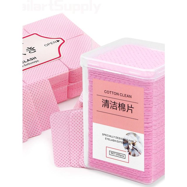 1000-100Pc Ultra-Gentle Lint-Free Nail Polish Remover Wipes Pads Soft Non-Woven No Residue Left Nail Wipe Manicure Cleaning Tool