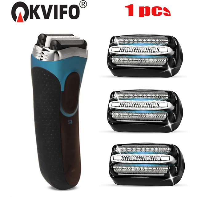 KVIFO 32B Shaver Replacement Head for Braun Series 3 3000s 3010s 3020s 3030s 3040s 300s 301s 310s 320s 330s 340s Electric Shaver