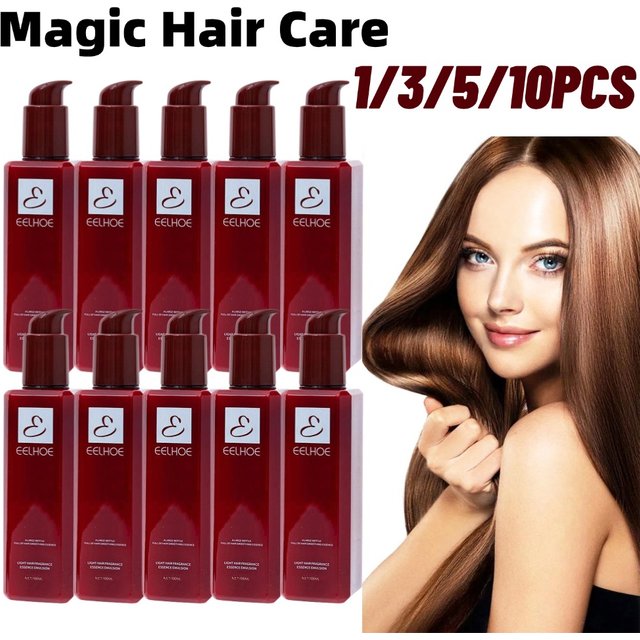 Revitalisant pour Cheveux Raides, Sérum de Soins Capillaires, Anti-Frisottis pour Cheveux Bouclés,