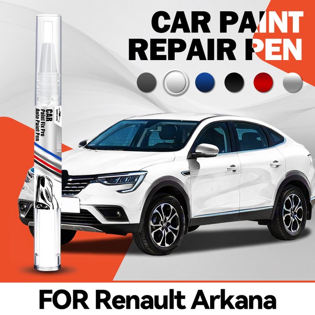 For Renault Arkana 2021-2025 Car paint touch up pen auto paint concealer pencil acrylic paints car accessories detailing