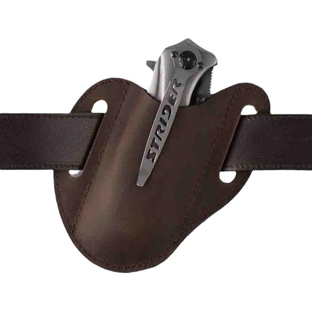 Nouvel étui en cuir pour couteau pliant, étui vintage en PU pour couteau, boucle de ceinture, étui tactique pour couteaux de chasse en plein air, EDC