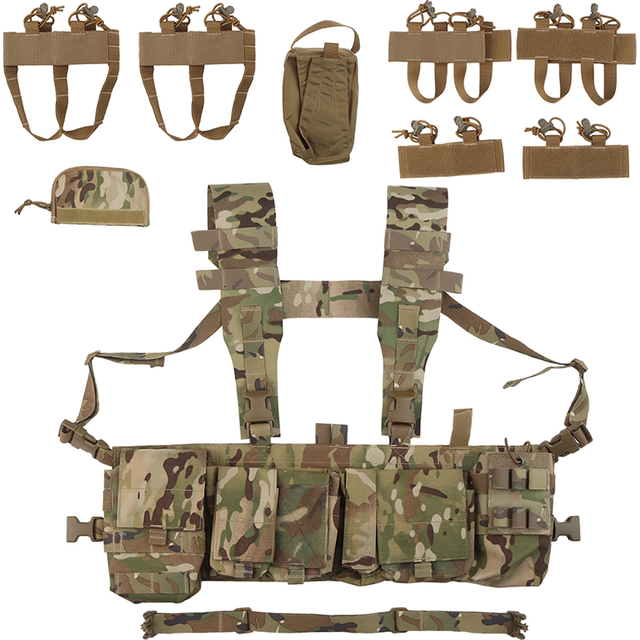 Emerson UW IV plate-forme de poitrine GP pochette 556 762MOLLE gilet multi-poche H harnais plate-forme de commutation rapide pour outils EDC stockage Radio Mag