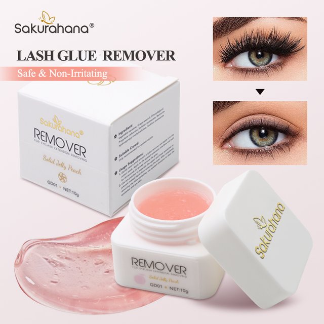 SAKURAHANA Eyelash Glue Remover Gel Cream Korea Professional No Stimulation Makeup Lash Glue Remover Cream