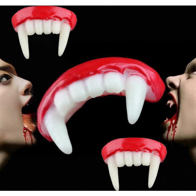 Horror Vampire Dentures Ghost Halloween Party Props Makeup Cosplay Performance Vampire Dentures Carnival Festival Party Supplies