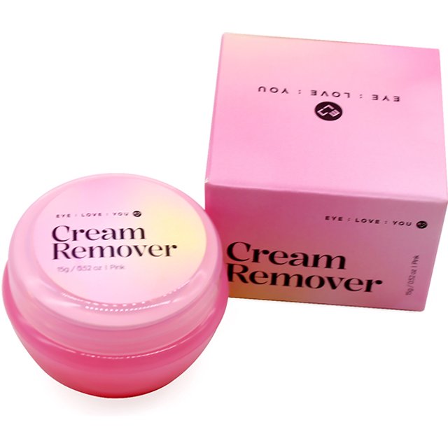 SKY Cream Remover Lash Extension Supplies Non-irritating Fast Cleaning 15g Korea Original Eyelash Cleaning Cream Remover Makeup
