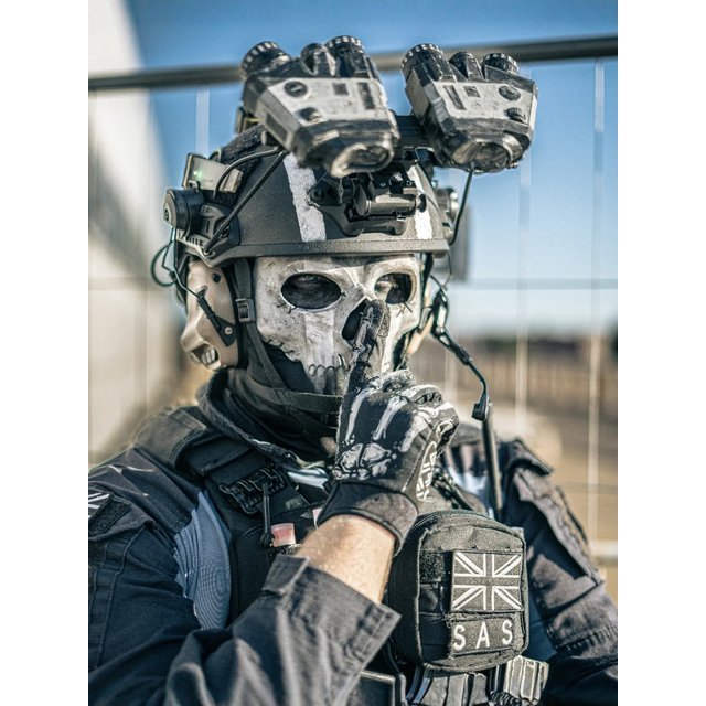Ghost Face Mask Skeleton Call Party Prank Props Cover Face System Cosplay Ghost Helmet Mask Halloween Entertainment Accessories