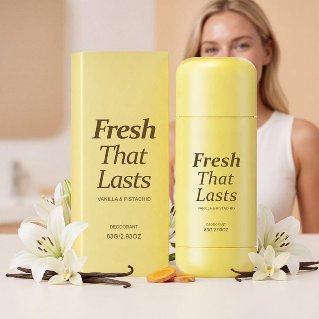 83g Underarm Bead Deodorant Body Lotion Turmeric Kojic Acid Antiperspirant Cream Vanilla Pistachio Fragrance Brighten Body Care
