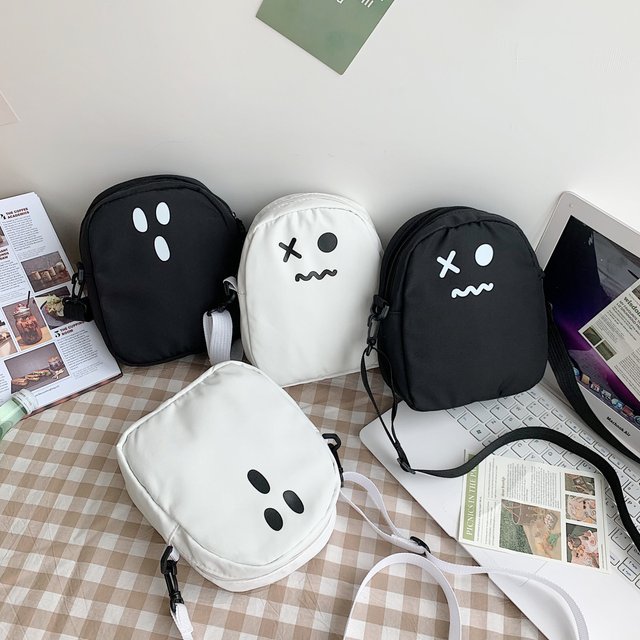 New Cartoon Messenger Bag Cute Casual Mini Crossbody Bags for women Girls Fashion Canvas Shoulder Bags Cosmetic Coin Storage Bag