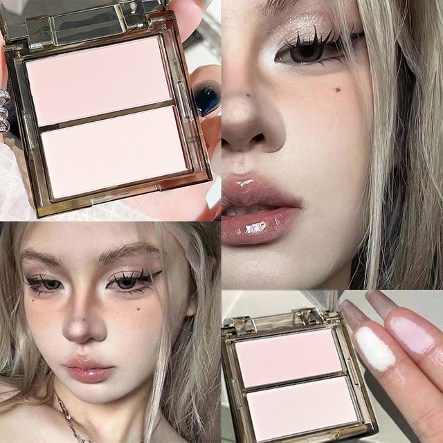Medium skin tone matte waterproof contouring tray, medium concealer contouring powder, portable size less than 1 liquid ounce, n