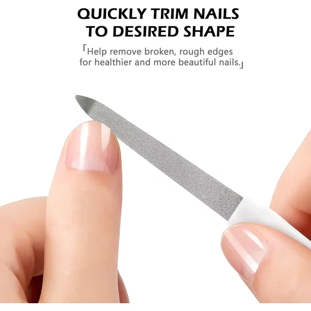 3PCS Nail File Sided Metal Nail File Double Pedicure Beauty Tools DIY Nail Art ProfessionalHigh Quality Nail File Manicure
