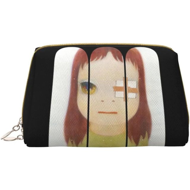 Japanese Cartoon Manga Yoshitomo Nara Cosmetic Bag Women Fashion Large Capacity Makeup Case Beauty Storage Toiletry Bags