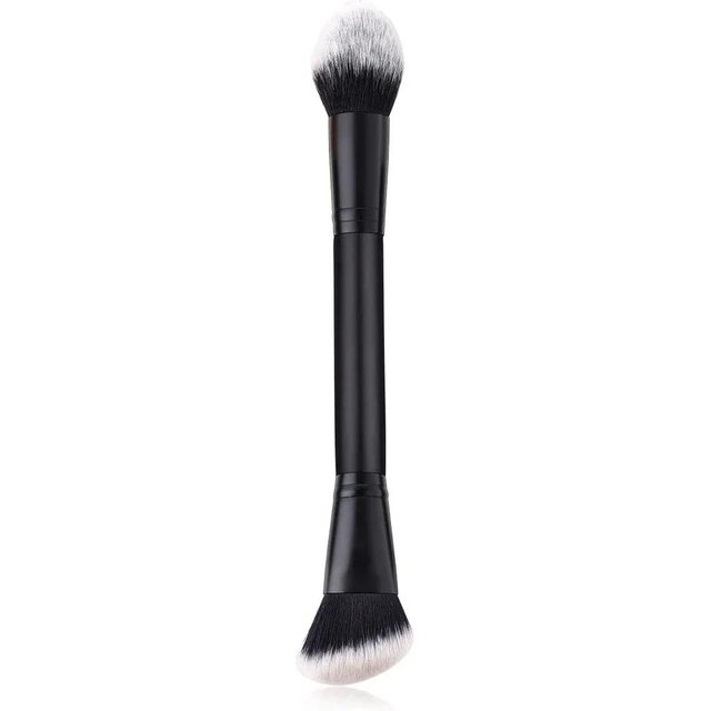 Makeup Brushes Double Ended Contour Brush Sculpting Foundation Concealer Powder Blush Brush Liquid Cream Women Cosmetic Tool