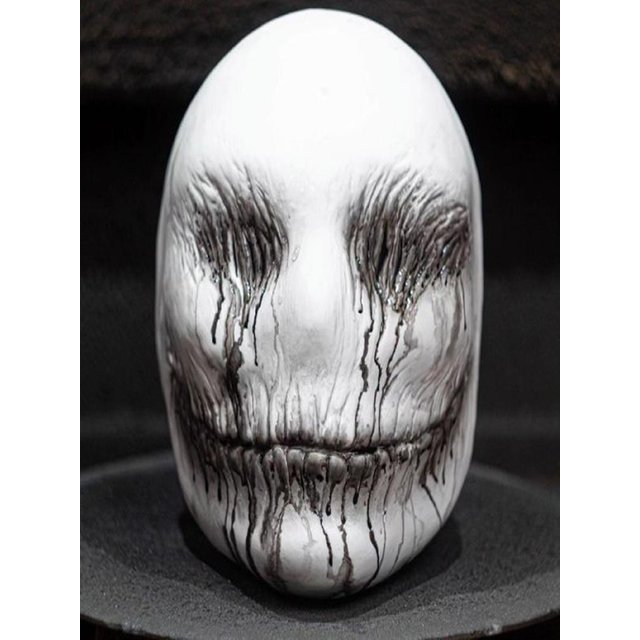 Halloween Funny Ghost Face Mask White Latex Skull Face Mask for men Women Happy Halloween Party Scary Props