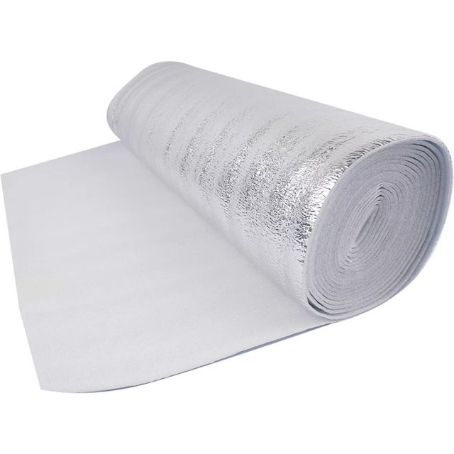 5m/10m Wall Insulation Film Aluminum Foil Waterproof Radiator Reflective Film Thickened Sunscreen Insulation Cotton