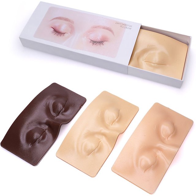 Eyelash Extension Practice Mannequin Head Lashes Grafting Training Face Model Makeup Teaching Tools