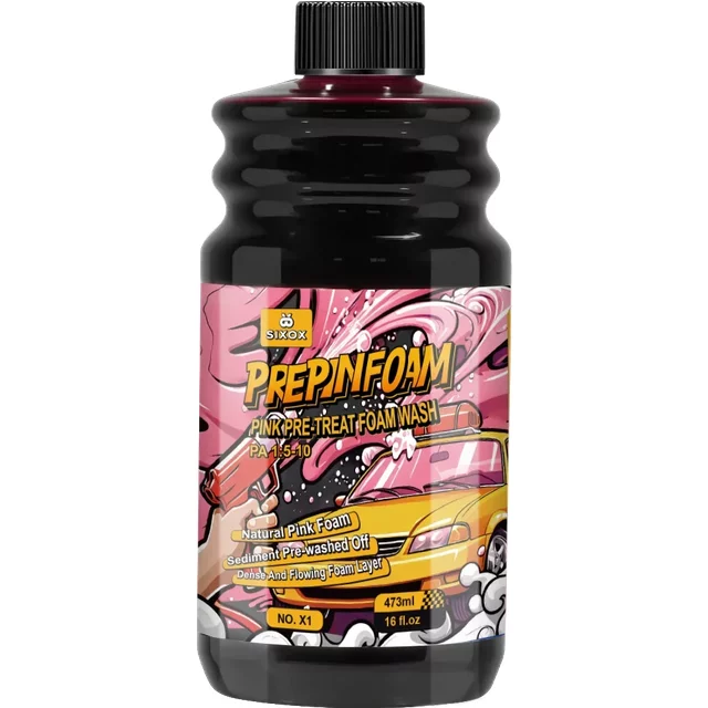 Pink Magic Foam Car Wash Shampoo Car High Concentration Sediment Pre-washed Off Wash Car Wash Soap Super Foam Cleaner X1