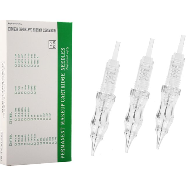 10PCS Revolution Tattoo Needle Permanent Makeup Cartridge Needles For p300 Tattoo Machine Kit Eyebrow Needle