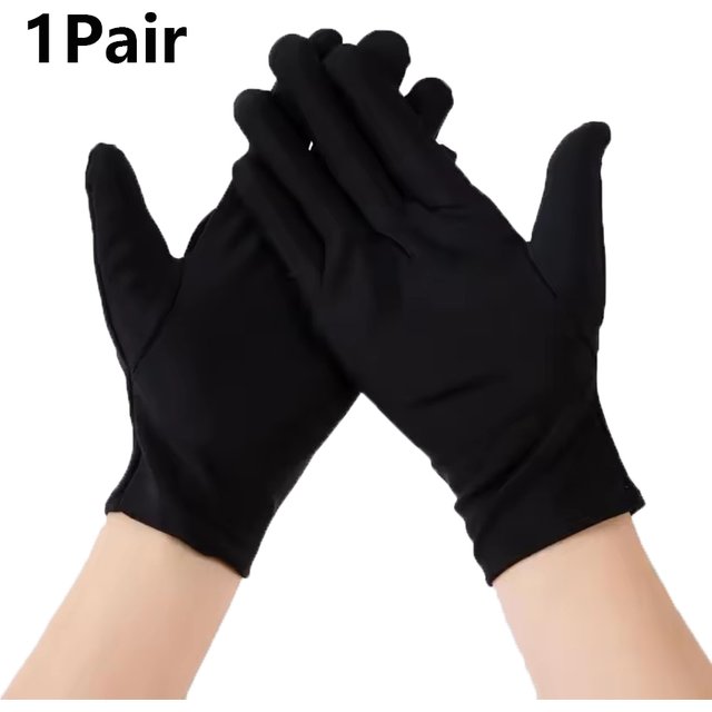 Disposable Work Gloves Thin Skincare Gloves Breathable Sweat-absorbing Non-slip Gloves for Short-time Light Duty Only