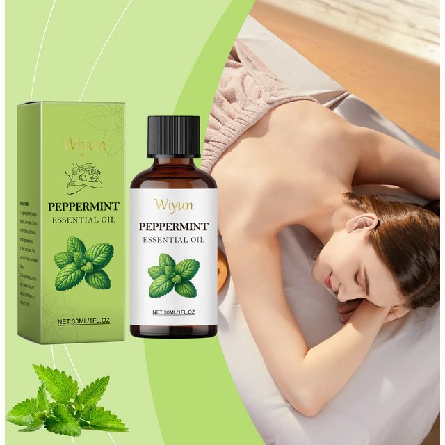 Multi Functional Massage Essential Oil Peppermint Body Massage Oil Moisturizing Skin Care, Lightweight Essential Oil