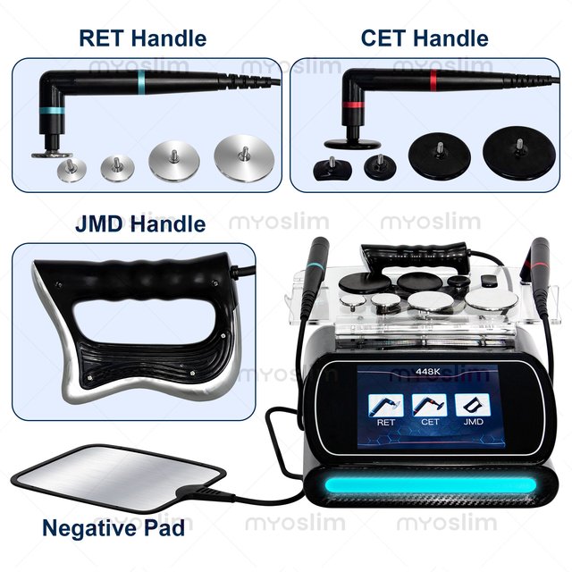 448K RF Skin Care Device Professional Body Tightening Muscle Relaxation Skin Rejuvenation Portable Beauty Salon Equipment